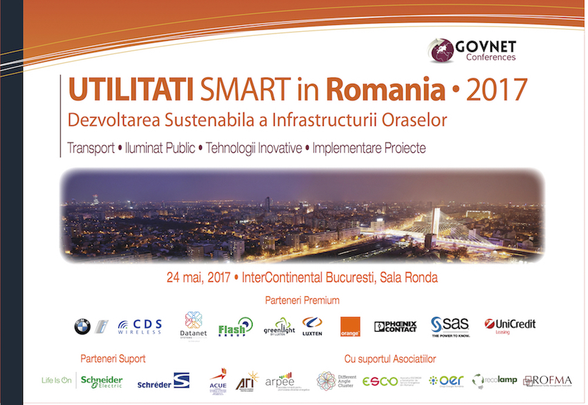 Smart Utilities Romania 2017 Building Future Cities Infrastructure